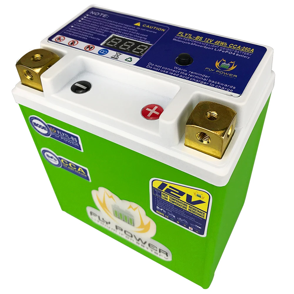 Стартер литий-ионный мотоцикл литиевая аккумуляторная батарея 12v 4Ah 6Ah 8Ah 10Ah 12Ah 20Ah многократного цикла глубокого заряда-разряда перезаряжаемые Lifepo4