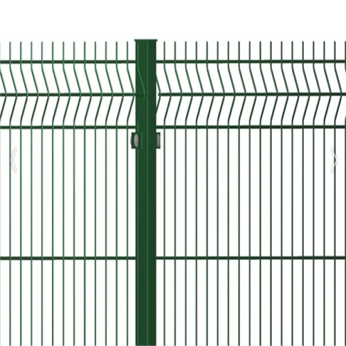 hot selling Durable Steel Iron Frame Heat Treated PVC and Metal for Farms Sports Gardens with 3D fence wire mesh