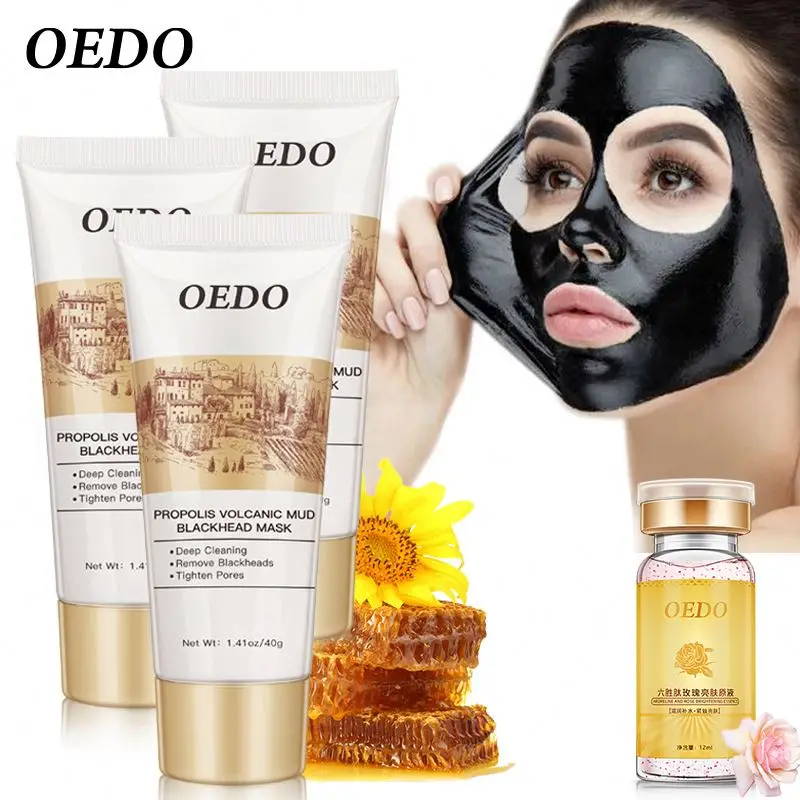 New OEDO Face Care Volcanic Soil Facial  Acne Removal Blackhead Mite Propolis Treatment Facial Cleansing Mud