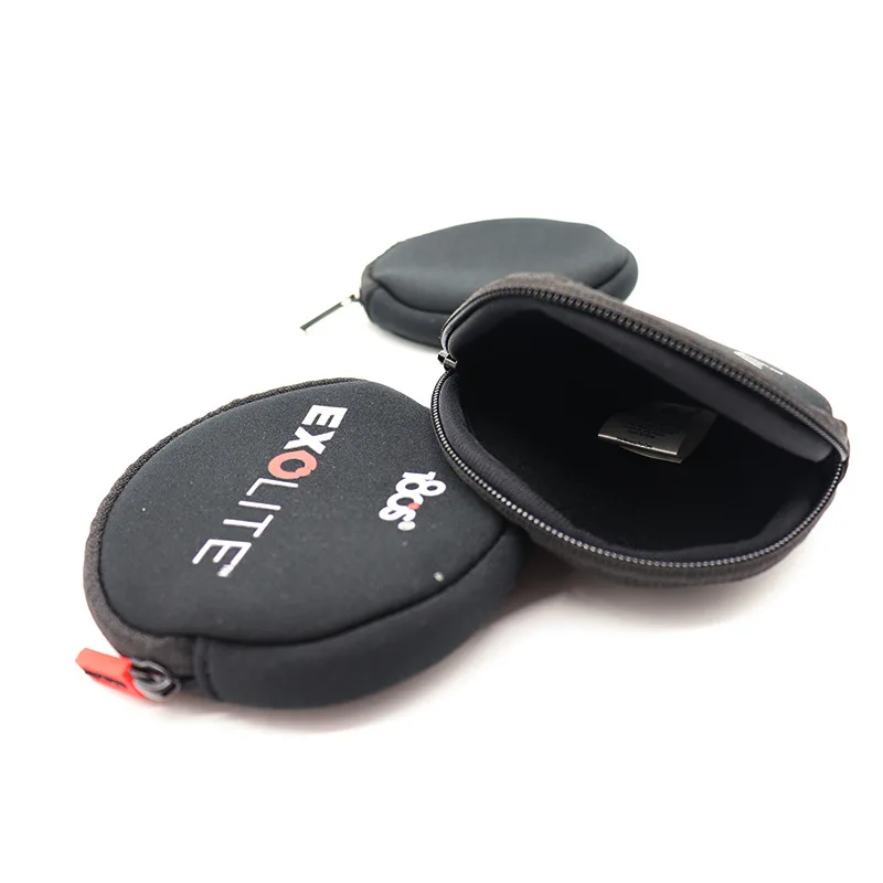 Earphone Carrying Cute Case Round Pocket Pouch Headphone Data Cable Coins Airpods Case Organizer