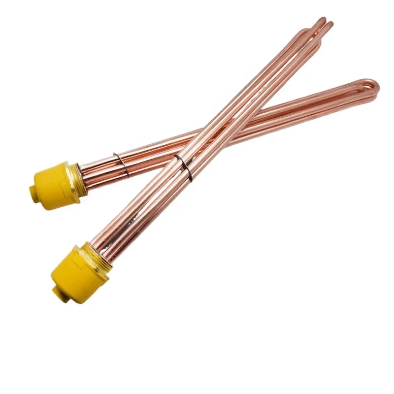 DN40 Hexagonal flange air energy tank electric heating pipe1.5InchM47Boiler thread heating rod 220V380V electric heating tube