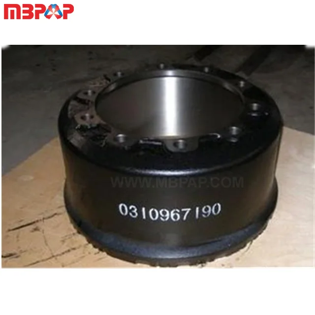 BPW 0310667290 heavy duty truck brake drums