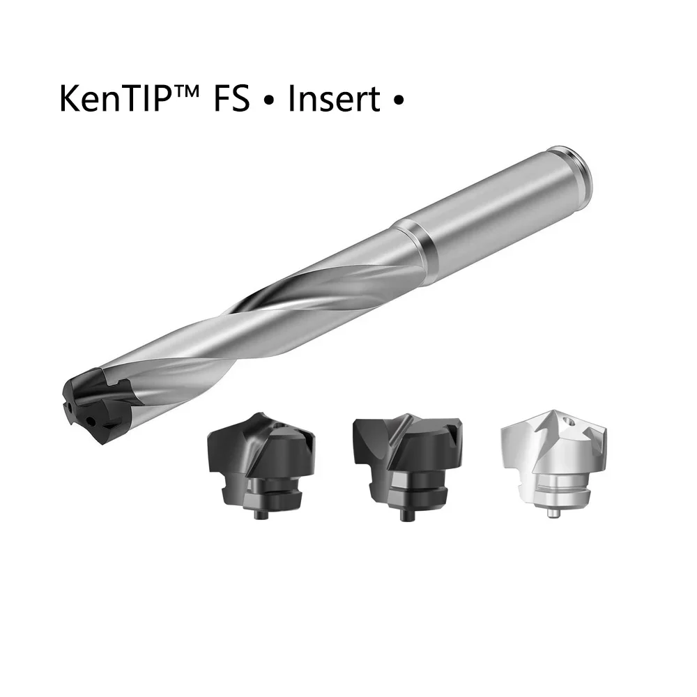 1 PC Kennametal KenTIP FS Central Locking Internal Coolant HSS Drill Body SS Shank 5D for CNC Tools Metal Small Size Holemaking