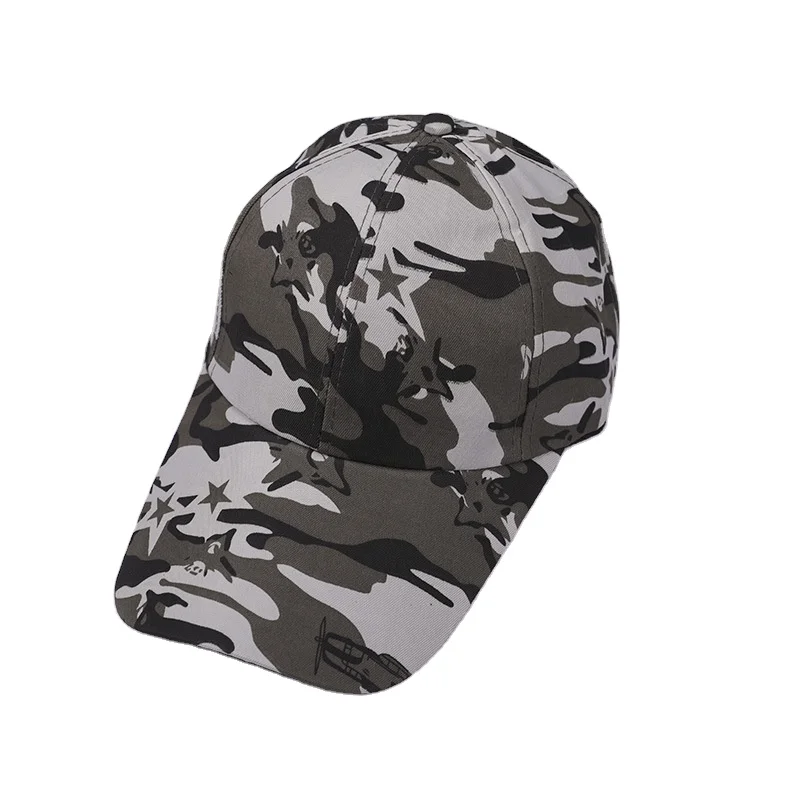 Wholesale customize logo Camouflage Caps duck camo hat 6 panel cap sports outdoor snapback sun hat trucker cap