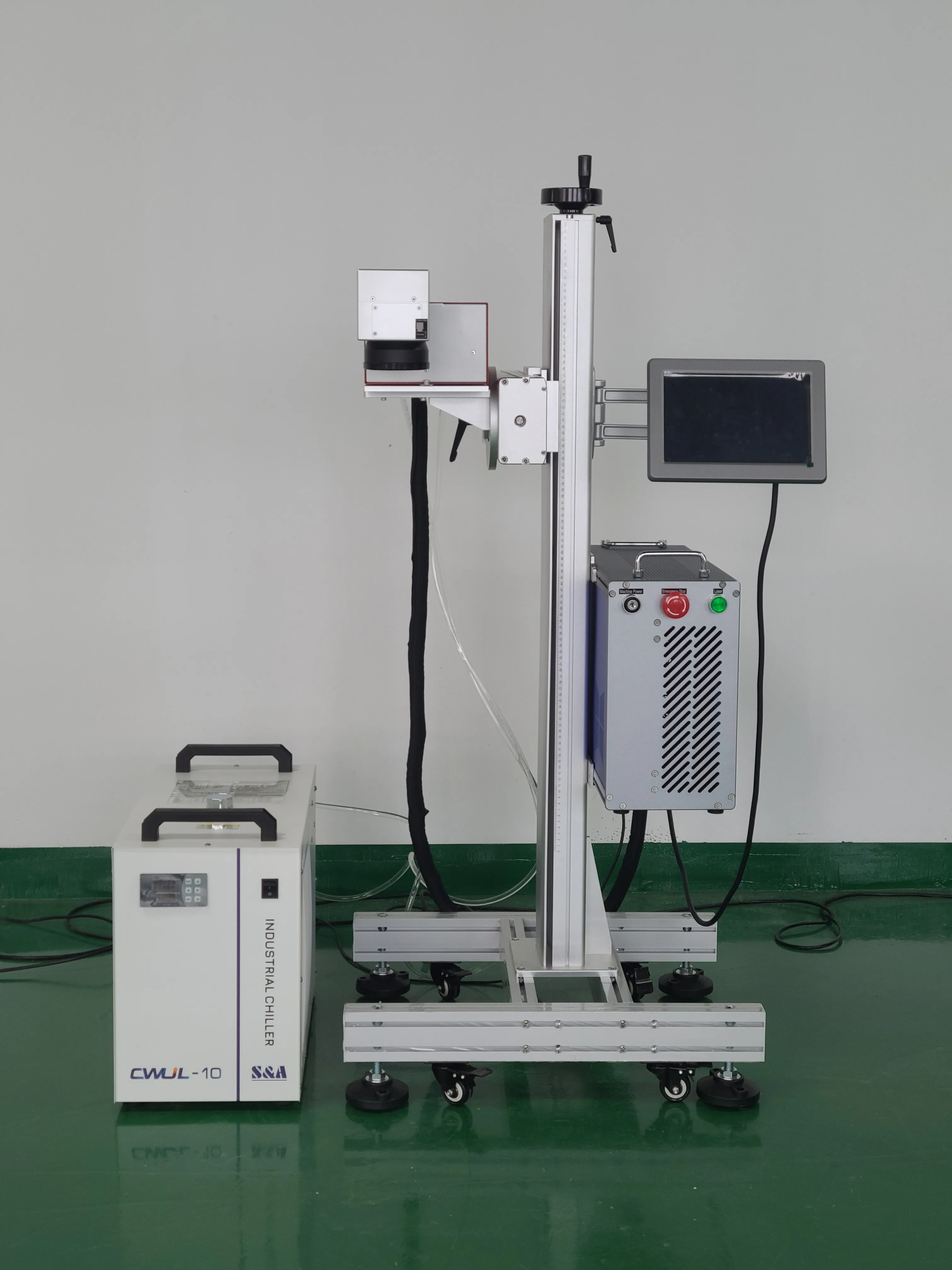 Ccd Flying 5W JPT Uv Laser Engraving Machine with Belt