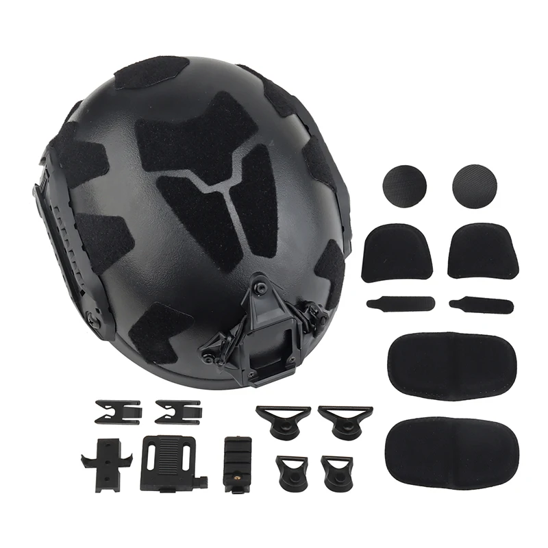 SIVI new HL-32 FAST Full Protection Ultra-high Cut Helmet Military Combat Helmet With Earphone Headband Groove