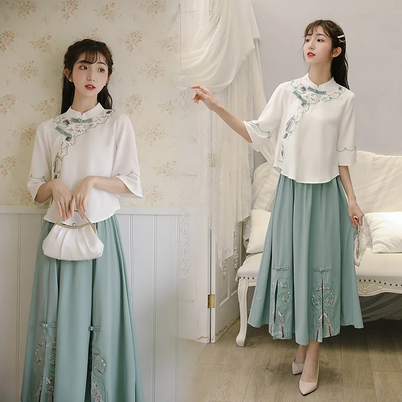 Original Design Ancient Gown Traditional Chinese Hanfu Skirt Clothing For Woman