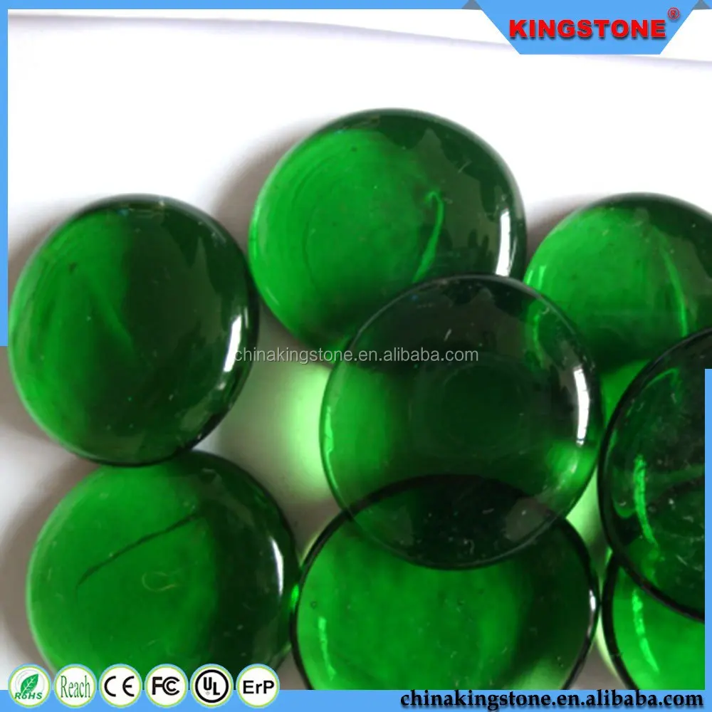 Short delivery time glass pebbles for fish tank decoration, hot sale white pebble stone garden