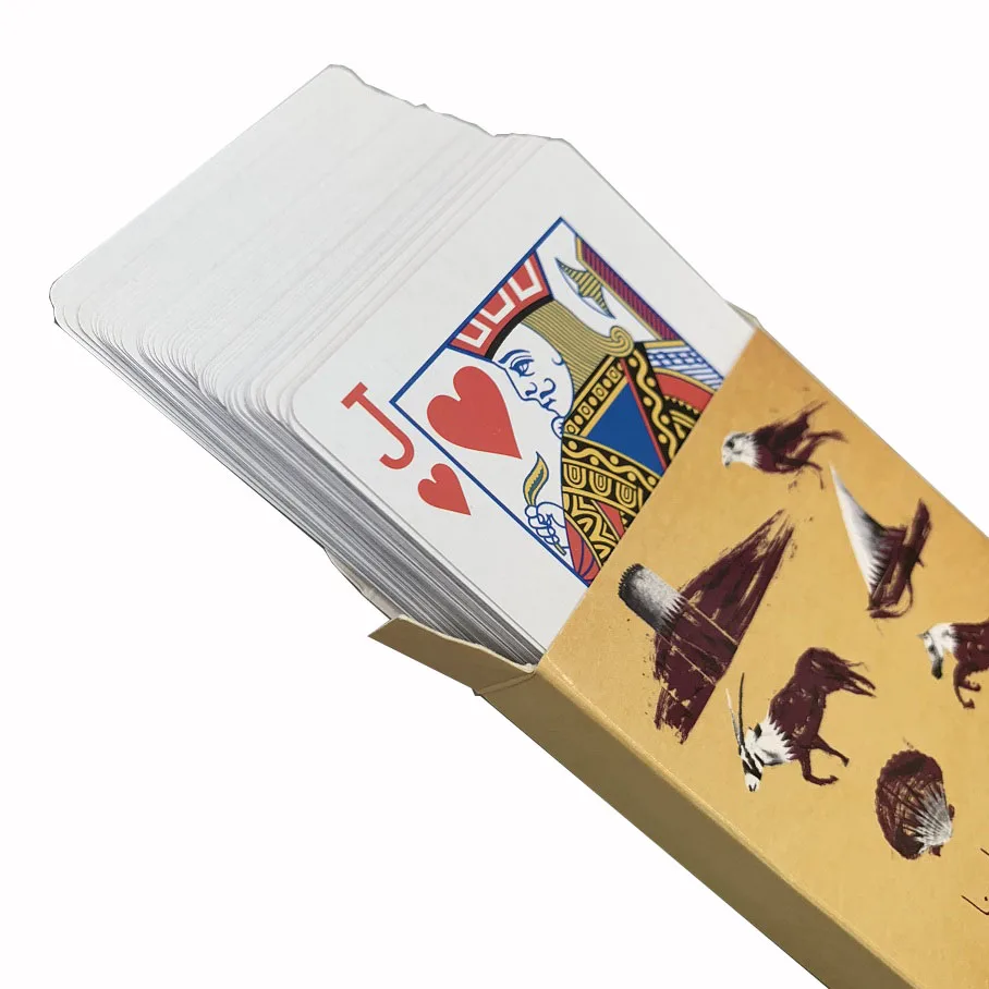 Custom Factory OEM Plastic PVC Poker Card Playing Texture Card Game Paper Playing Poker Cards