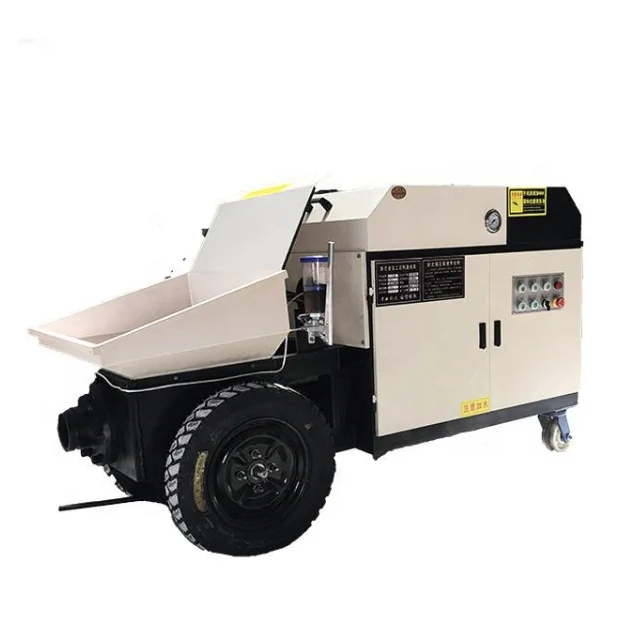 best selling diesel engine electric mini small concrete pump machine