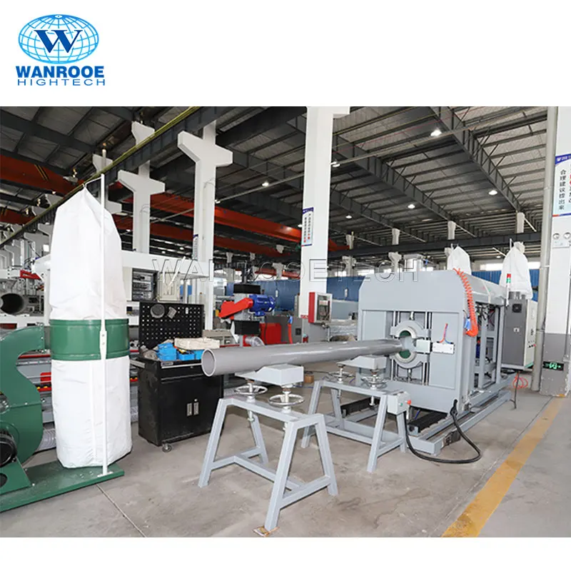 Professional Plastic Pipe Making Machine Pipe Thread Cutting Machine