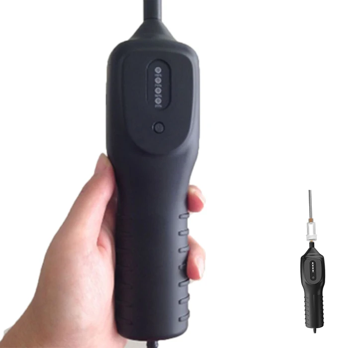 Rechargeable and portable External air gas suction pump for single and multi gas leakage detectors