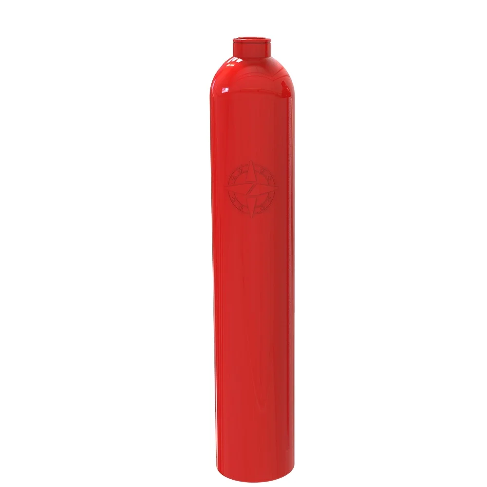 Factory supply 1L 10L Industrial gas cylinder transportable high pressure aluminum gas cylinder helium argon krypton xenon radon