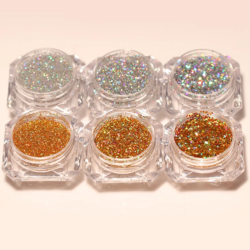 
Wholesale glitter powder multi function cosmetics and coated fabrics glitter powder for crafts 