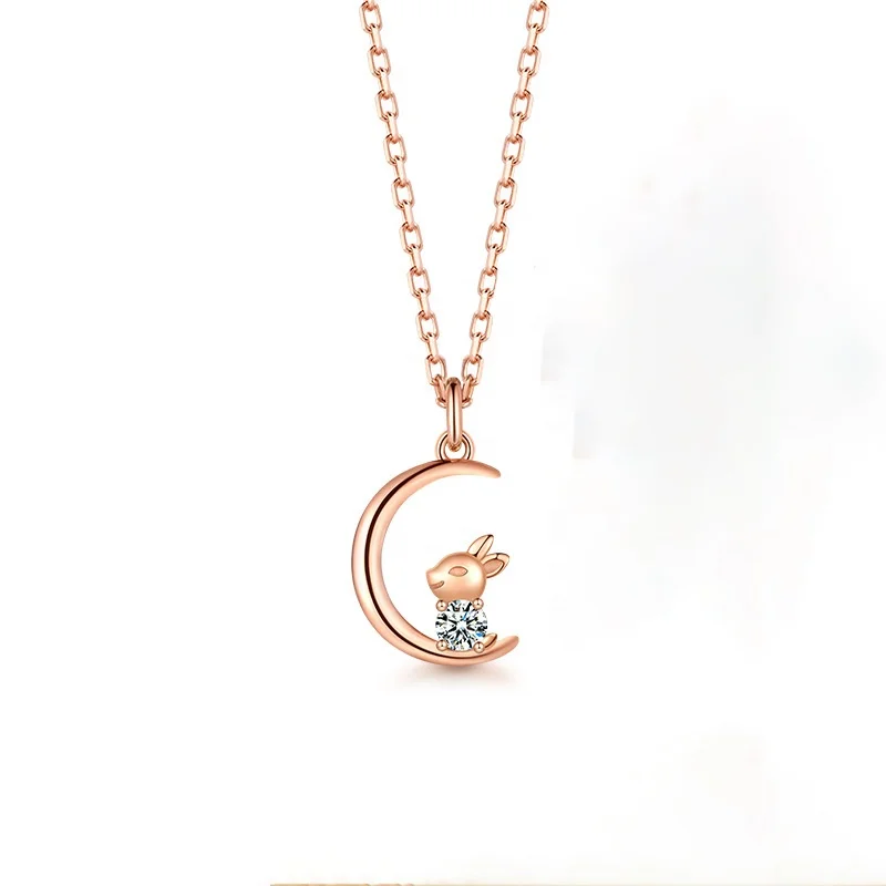 Chinese Style Twelve Chinese Zodiac with Zircon 925 Sterling Silver Necklace Lucky Necklace Wholesale