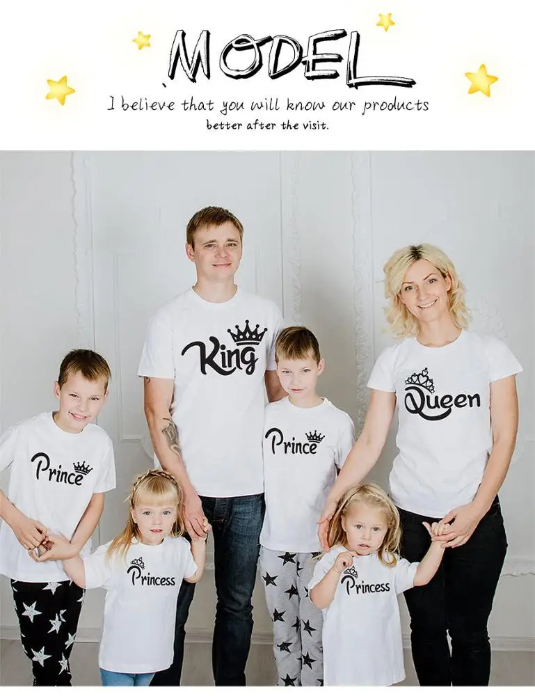 
2021 New Casual Family Matching Clothing Short Sleeve Letter Printing Tops Mommy and Me outfits 