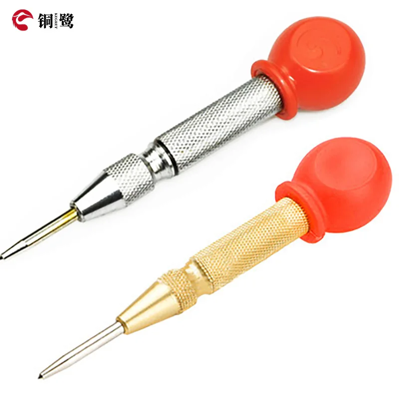 KEGRET Loaded Marking Wood Metal Press Dent Marker Carpenter Tool Super Strong Automatic Center Punch Spring Center Pin