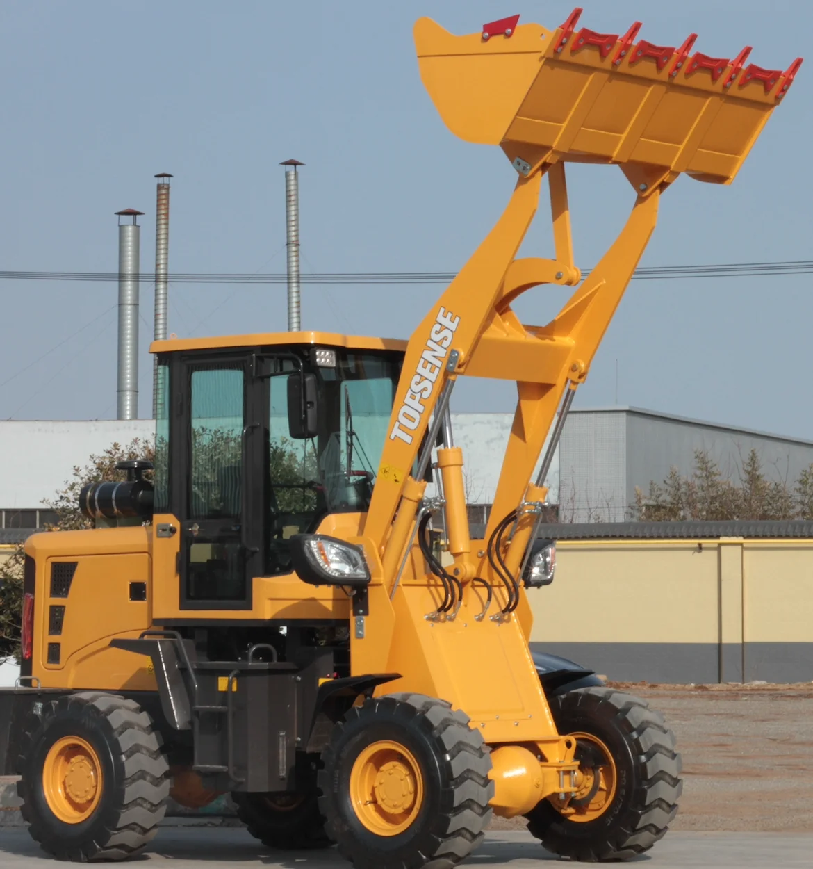 mini 1ton wheel loader diesel  high lift wheel loader bucket hot sale loader