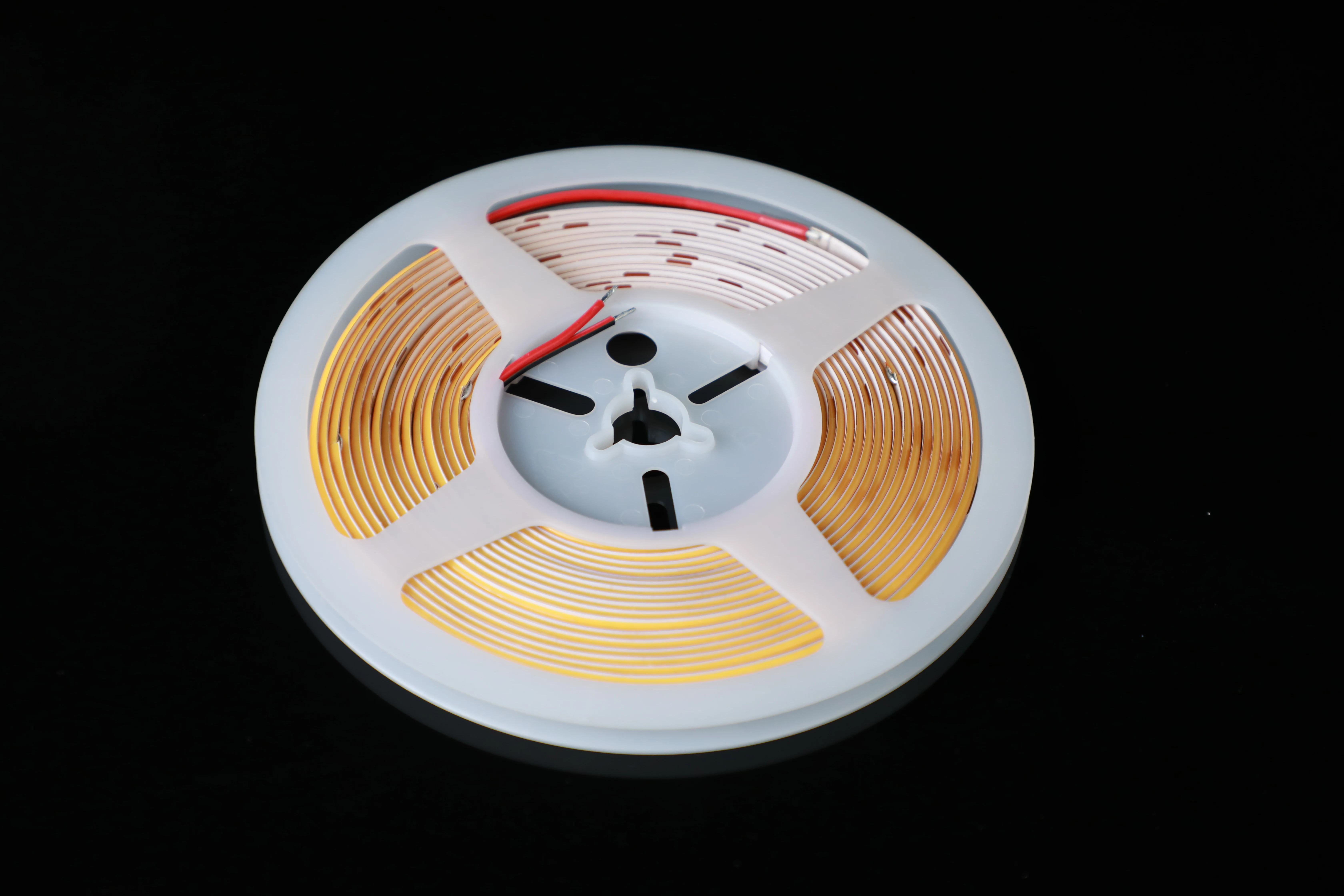 cob strip light DC12V 8mm 320 led Flexible COB LED Strip Gold Yellow With outdoor Christmas