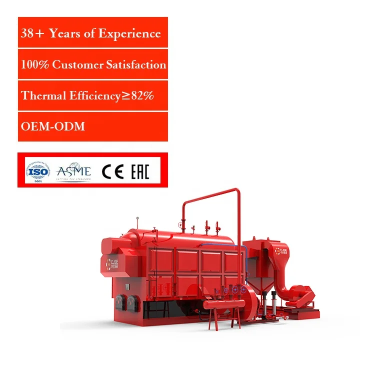 DZH Серия 1 тонна/ч, горизонтальный паровой котел на древесной биомассе