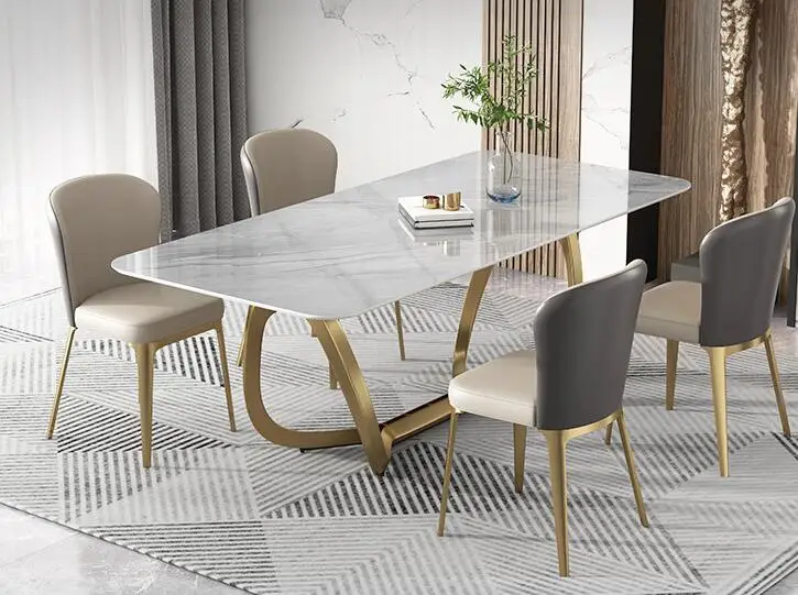 home furniture dining room table designs hotel glass dining table and 6 chairs stainless steel dining table set