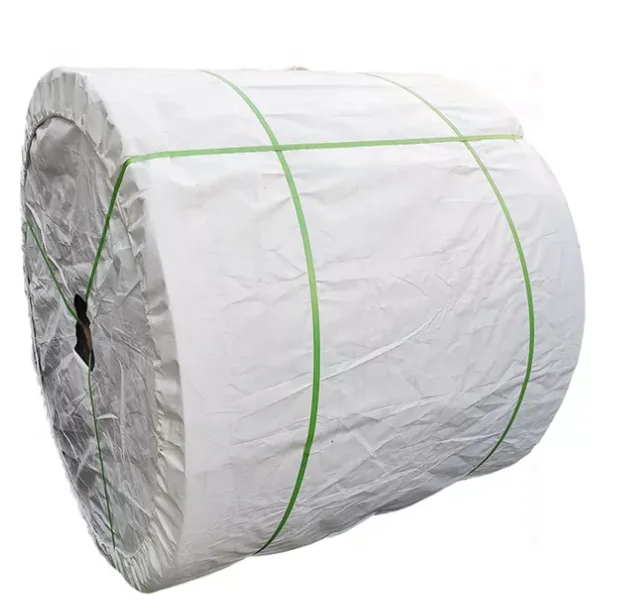 Solid fabric woven rubber coated rubber conveyor belt for cement plants