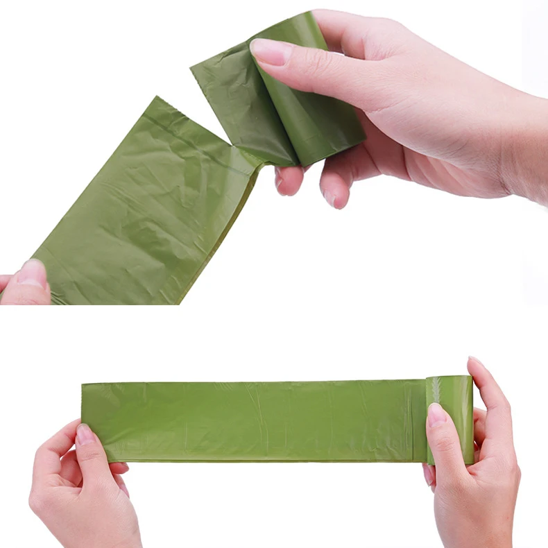 
Custom Disposable Tear Resistance Scented Cornstarch Bio Degradable Compostable dog poo bags 