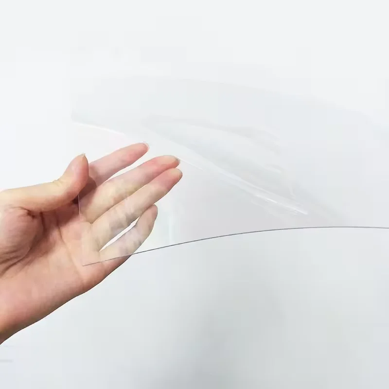Pvc Book Cover Book Cover Binding Sheet Transparent A3 A4 A5 Size Clear Matte Plastic Stretch Film Water Soluble Blow Molding