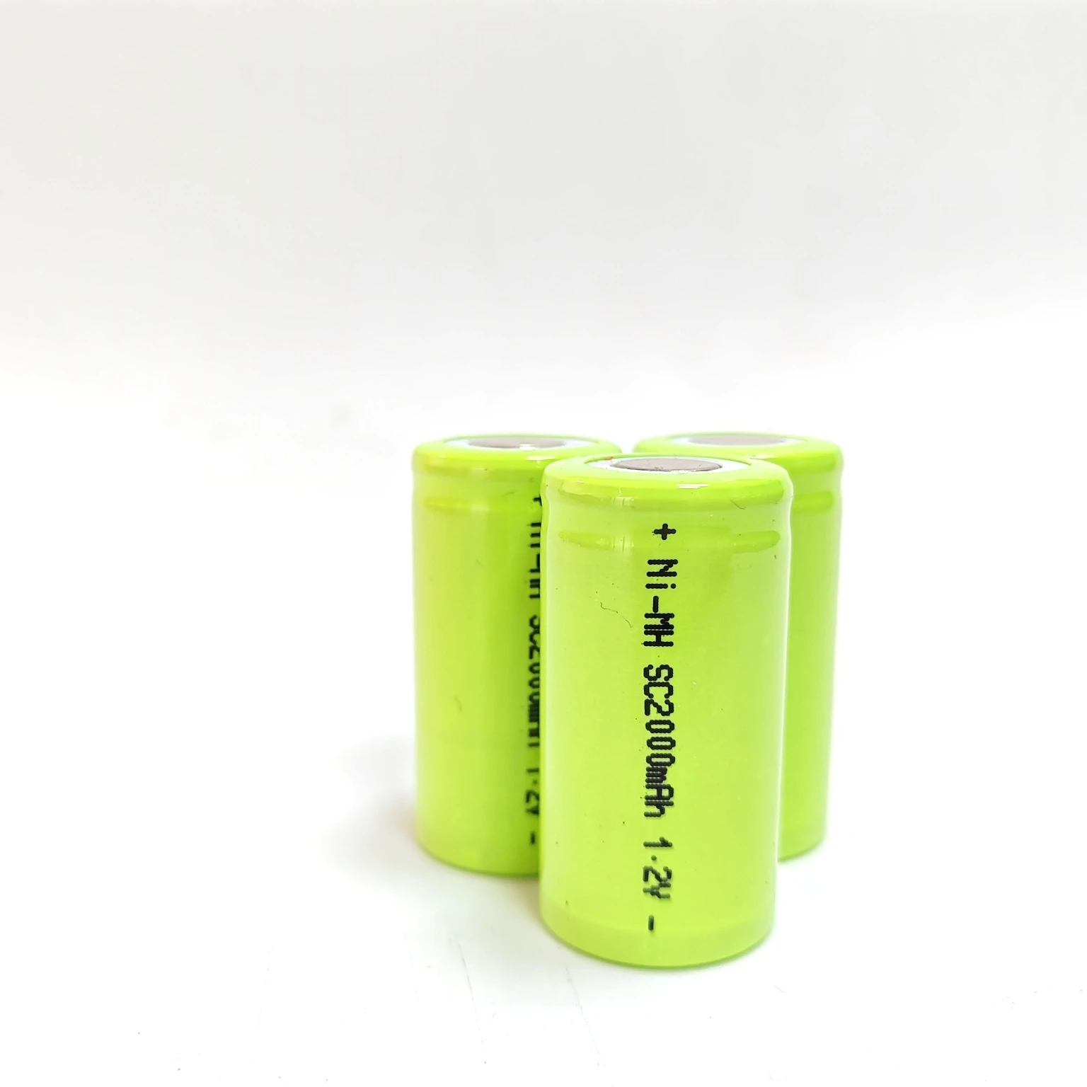 1.2V SC1500mAh 1800mAh 2000mAh 2500mAh 2800mAH 3000mAh 3300mAh 3500mAh 4000mAh 4500mAh NIMh battery cell high power battery cell