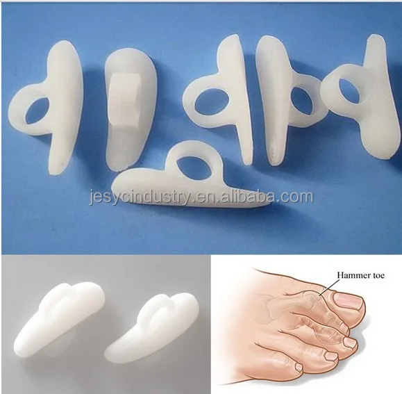 Foot Care Hallux Valgus Overlapping Toes Bunion Protector Hammer Toe Separator Valgus Toes Sleeves Corrector Silicone Gel Pad