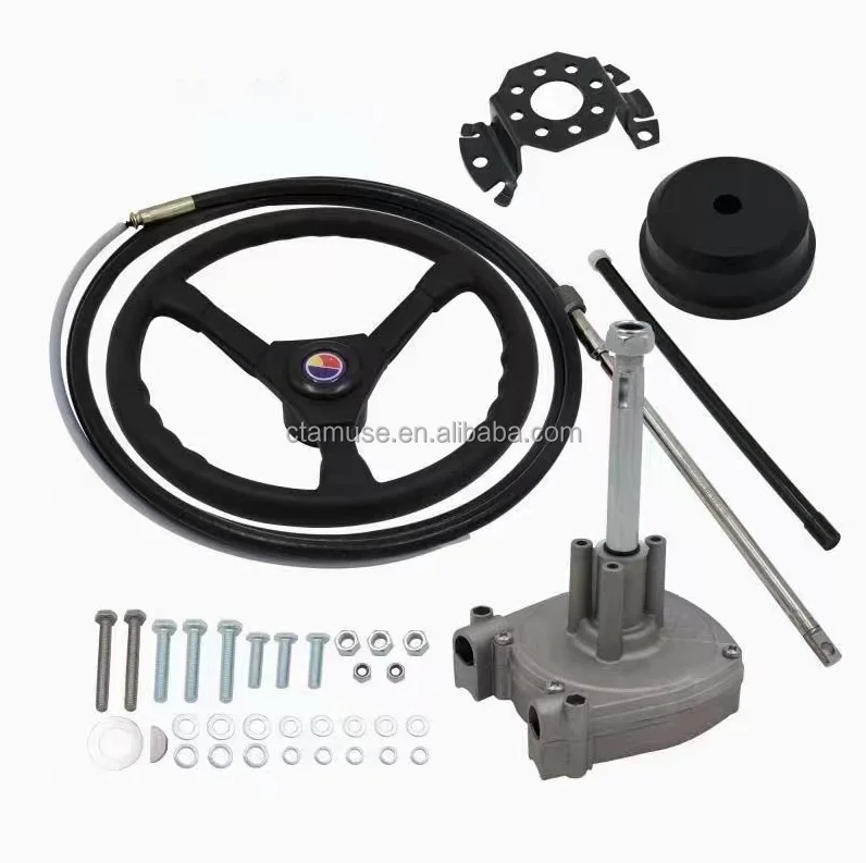 Mechanical Steering System Marine Outboard Engine Planetary Gear Wheel Helm