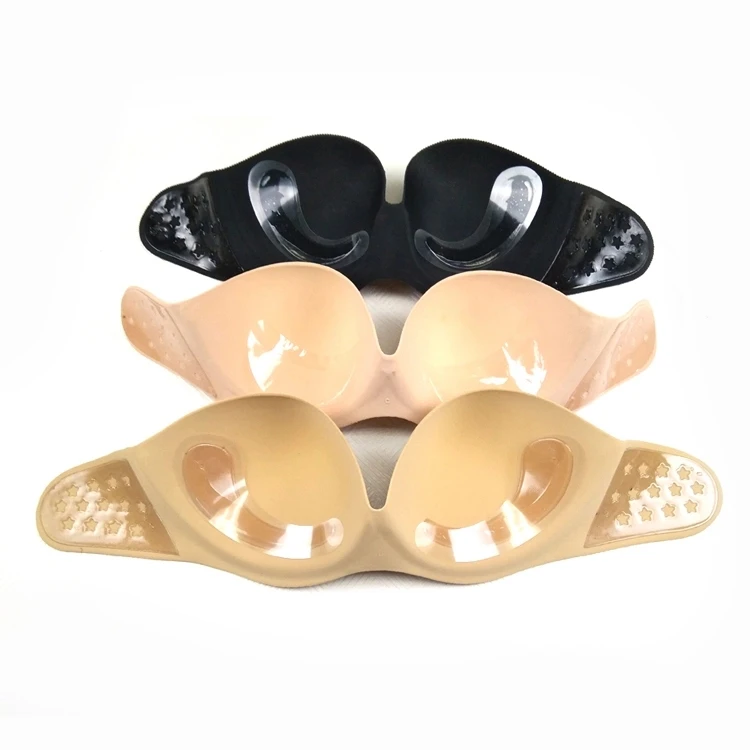 Girls Underwear One Piece Strapless Invisible Self Adhesive sponge Bra