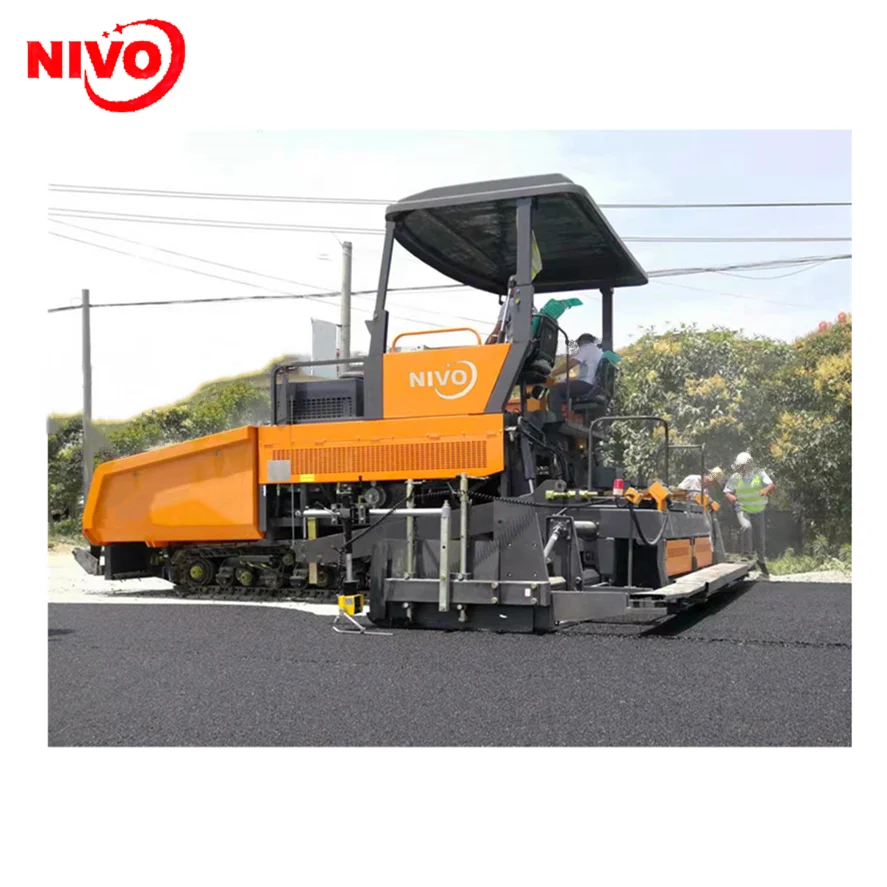 NIVO asphalt paver series 1.5m 4.5m 6m 9m 12.5m wheel Asphalt Pavement machine or wheel asphalt paver or parts