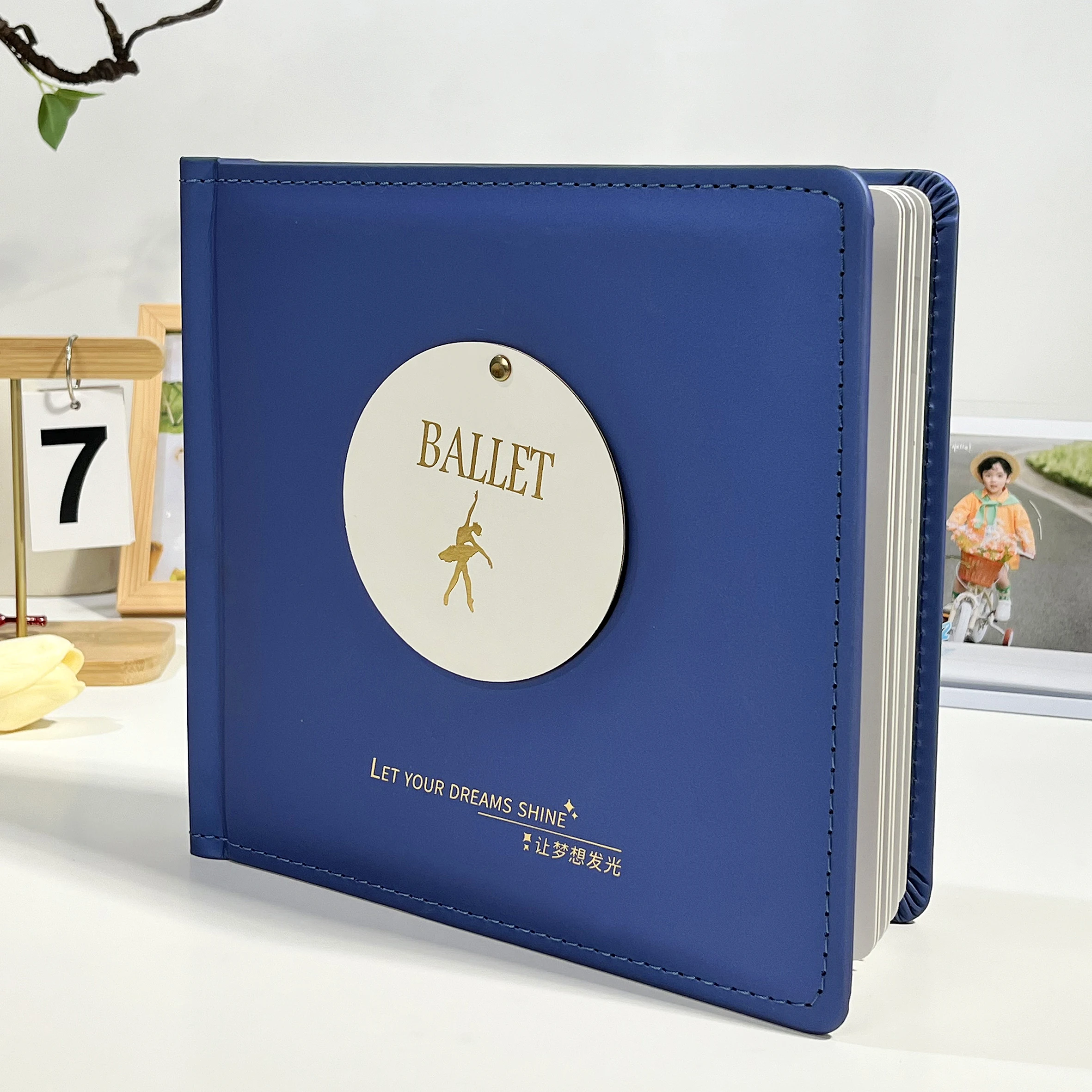 Customized family album attachment page, baby photo folder, personalized album book