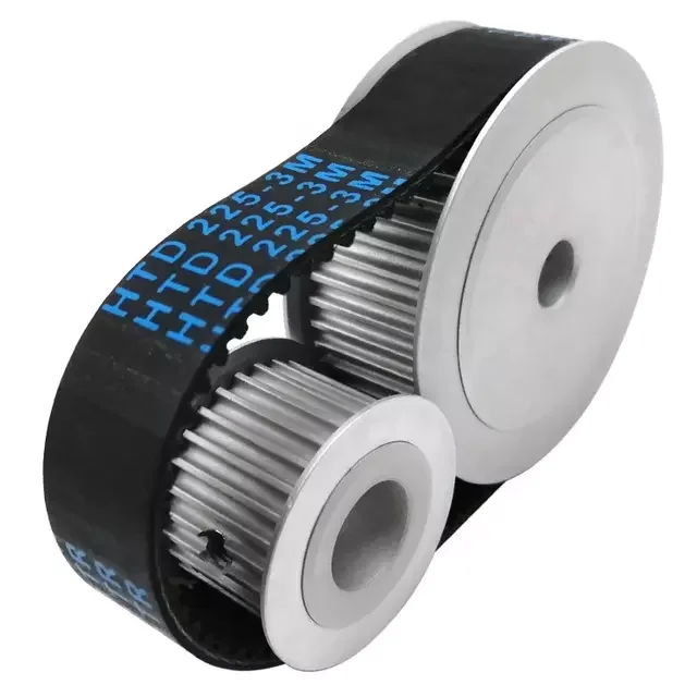 Rubber synchronous belt double-sided tooth HTD1020-5M 1025-5M 1030-5M 1035-5M drive belt JIEBAO belt