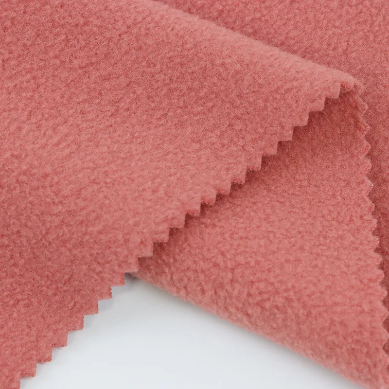 Environmental 100 recycle polyester polar fleece fabric softshell fabric