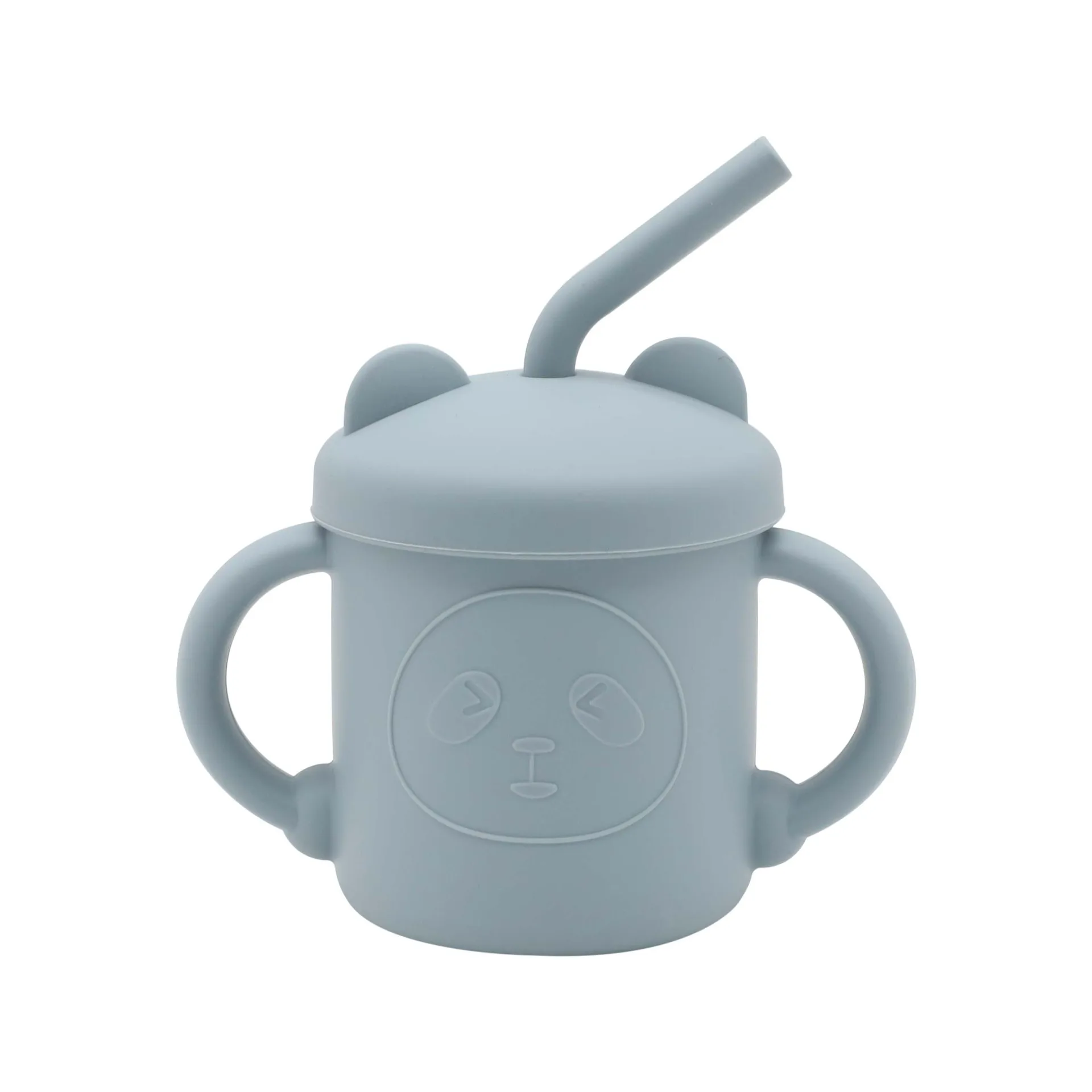 High grade new design Baby Silicone Sippy Cup Glass Kids Portable Drinking Water Mug Cup Bottle Silicone feeding Cup