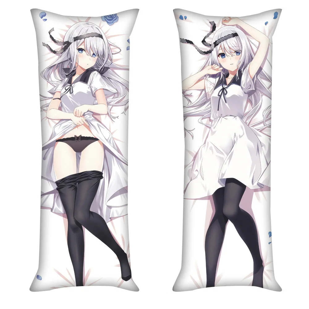 QH China made DARLING in the FRANXX Green eyes sexy girl anime pillow case for man women with Comfortable fabric