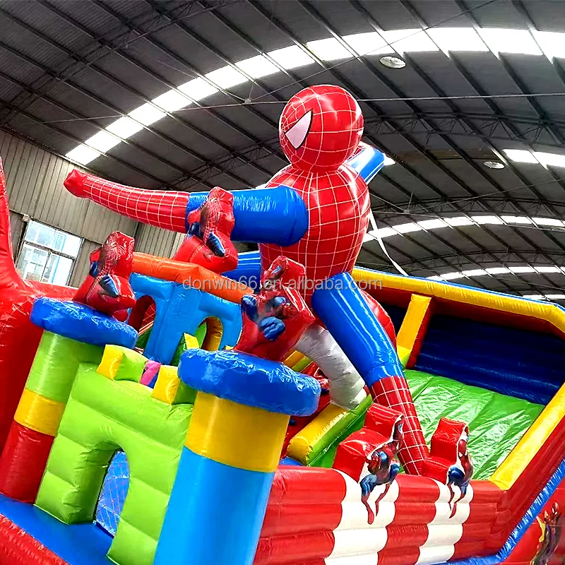 Top Quality Inflatable Bounce Trampoline Kids Play Castle Jumping Bouncy House Inflatable Trampoline With Air Blower