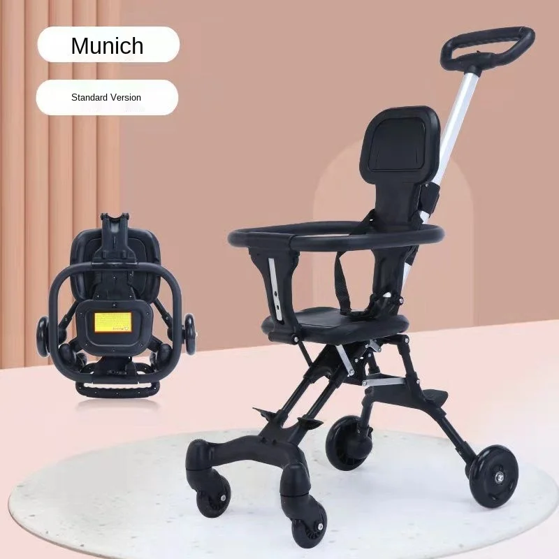 Baby Walking Tool Foldable and Portable Two-Way Stroller Baby Stroller