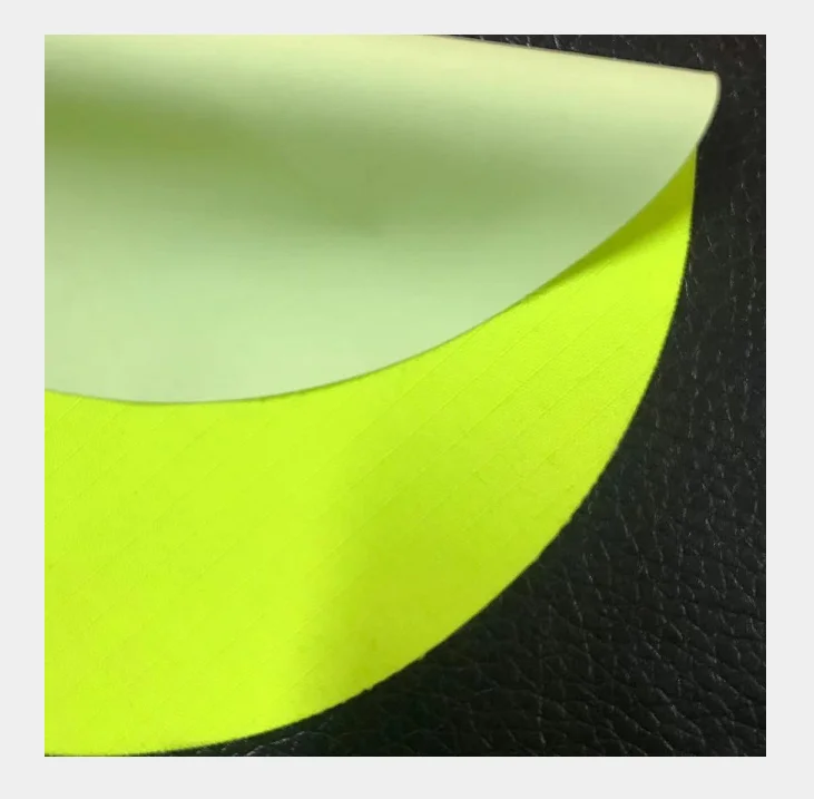 210T Ripstop Recycled Polyester Pongee PU Waterproof Raincoat Fabric 100% Polyester Material