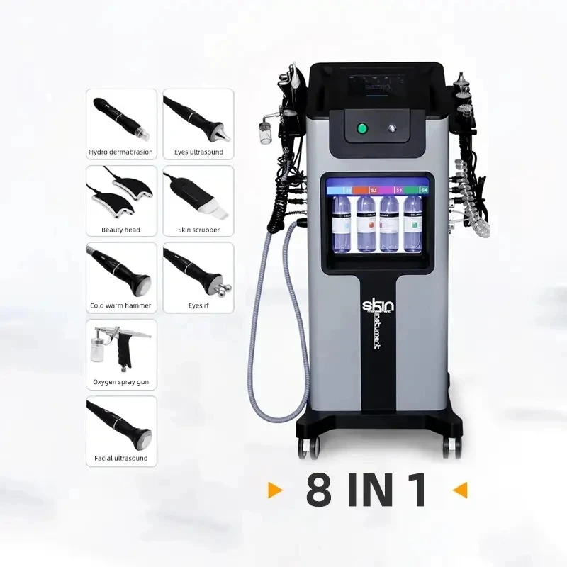 S.W Beauty Machine 8-in-1 Hydrogen Facial Hydra Peeling Machine Hidra Bubble Dermabrasion Other Home Use Beauty Equipment