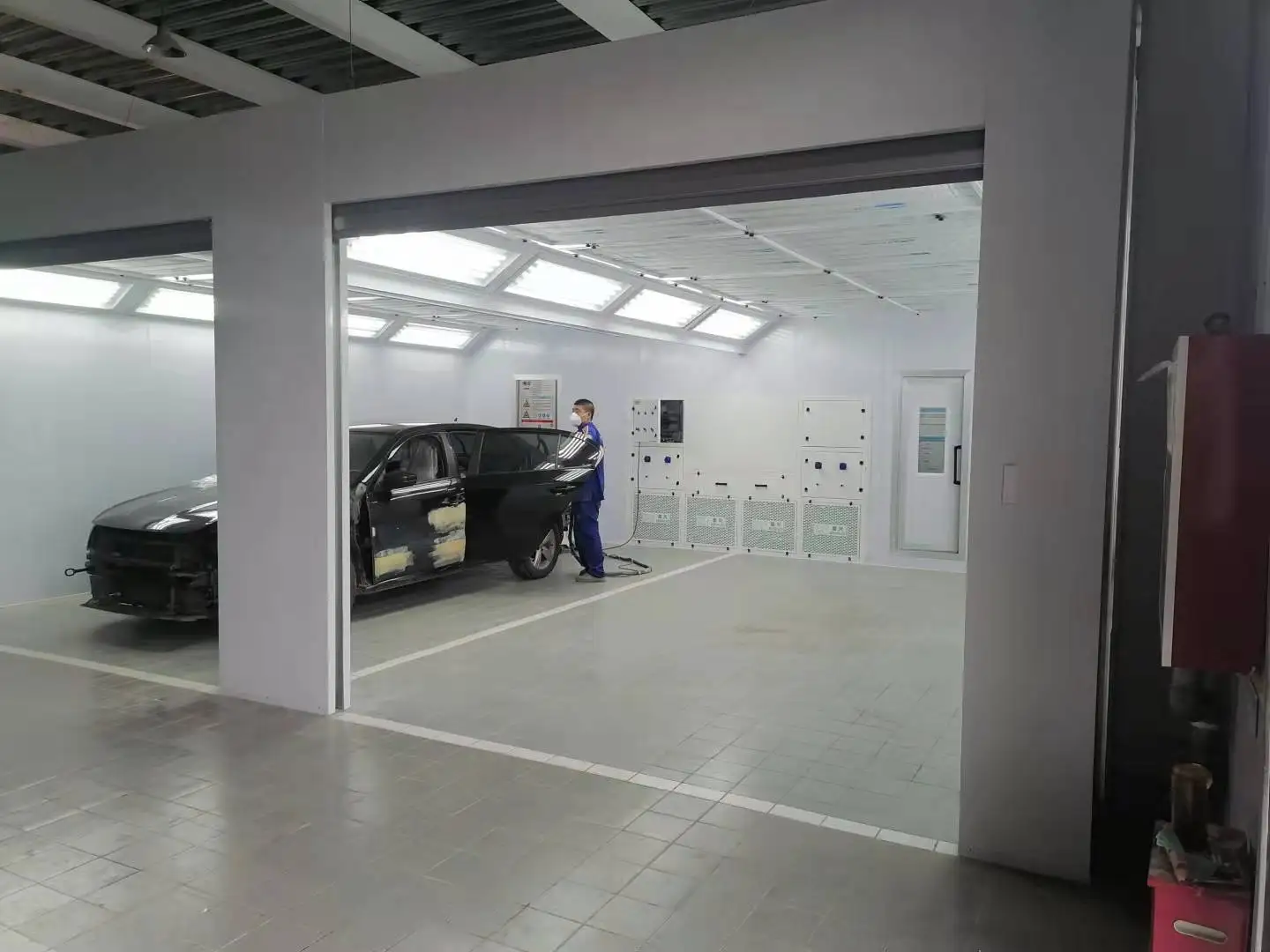 Customized Spray Booth Prep Room Prep Station Paint Booth Sheet Metal Repair Painting Line
