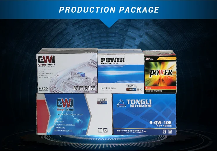 High Quality 12V 100Ah Solar Auto Battery Maintenance Free Starter Stop Car Batteries For Cars Supplier