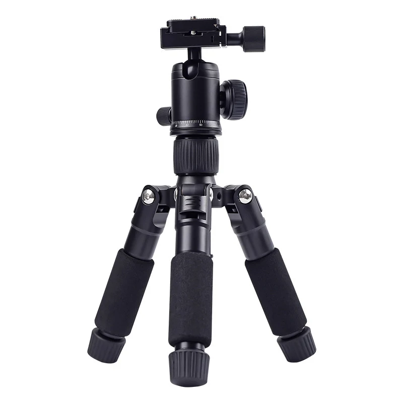 Mini  Desktop tripod  Head Aluminum DSLR Phone Tablet Foldable Lightweight Video Camera Professional Tripod