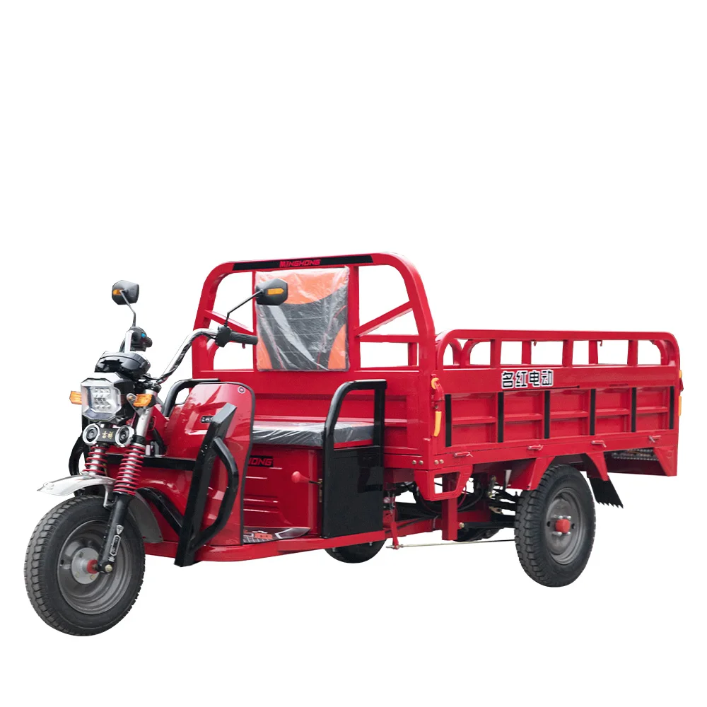 2022  Adult Electric Cargo Tricycle/three Wheel Bicycle For Adults For Heavy Loading With Cargo Box Tricycle Cargo Morocco