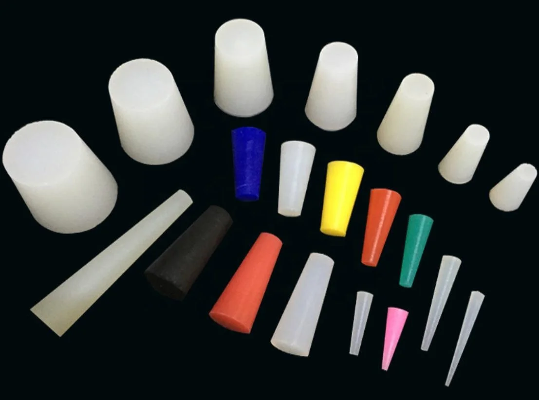 heat resistant Custom tapered silicone rubber stopper sealing plug tips for Masking Off Holes During Powder Coating Painting