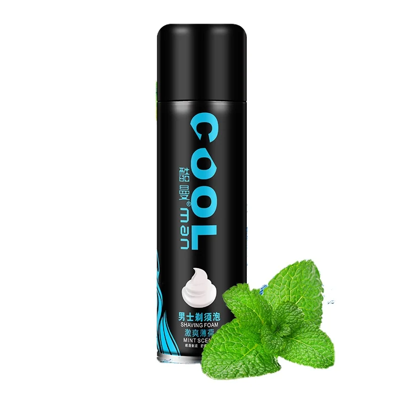 Высококачественный мужской лучший выбор для личной гигиены 230 мл пенный спрей для бритья лимона и мяты