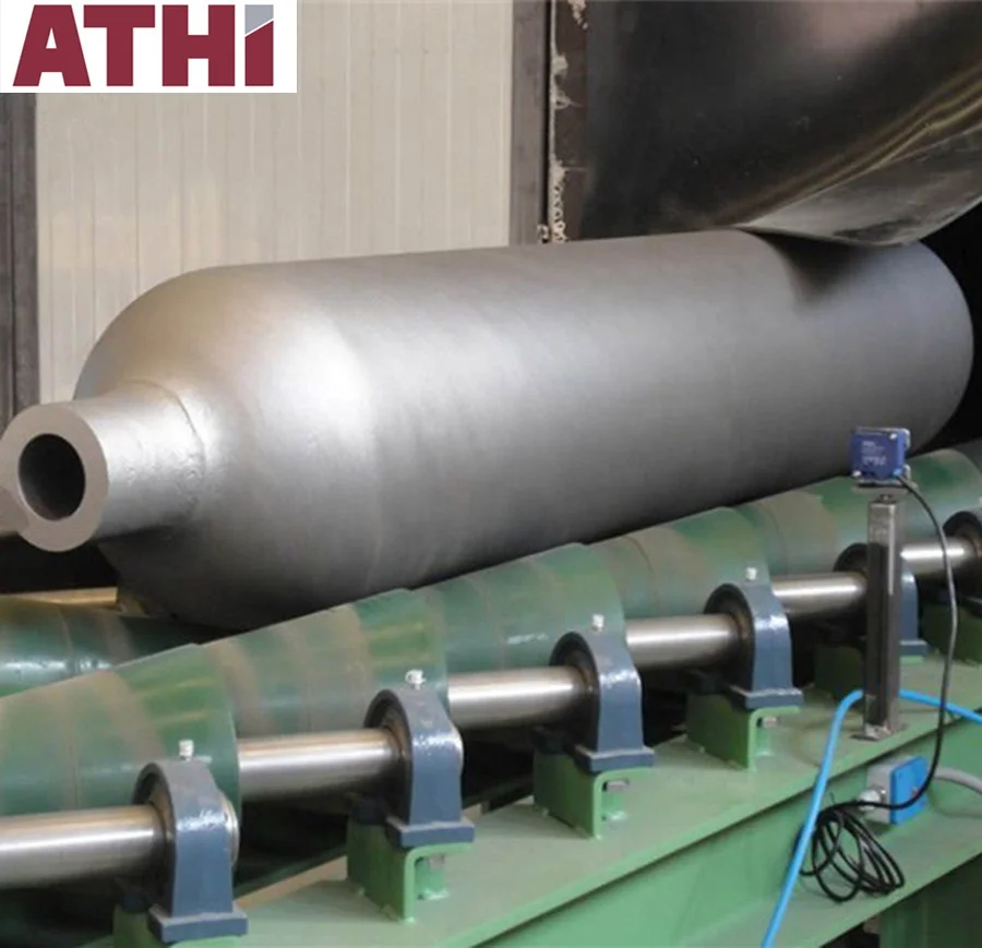 shot blasting machine for LPG CNG LNG cylinders outer and inner surface cleaning