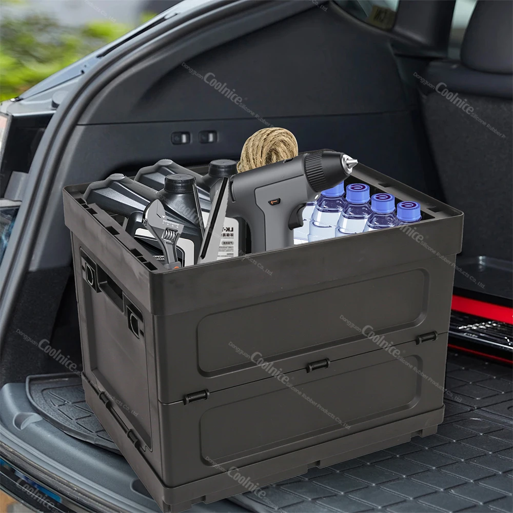 New Product Idea 2025 Durable Trunk Organizer for Car Trunk Storage Organizer for Car Suv Garage Camping